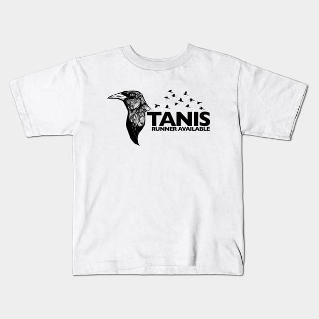 TANIS - Grackles "Runner Available" Kids T-Shirt by Public Radio Alliance